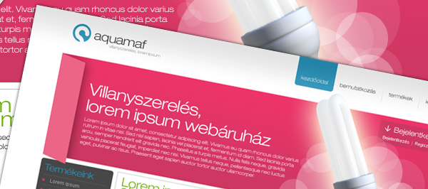 Aquamaf webdesign
