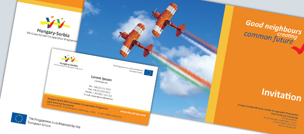 HU–SRB Határon Átnyúló Együttműködési Program arculati elemei