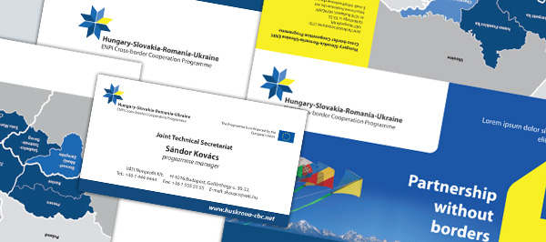 HU–SK–RO–UA Határon Átnyúló Együttműködési Program arculati elemei