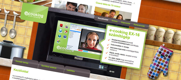E-cooking Konyhai PC